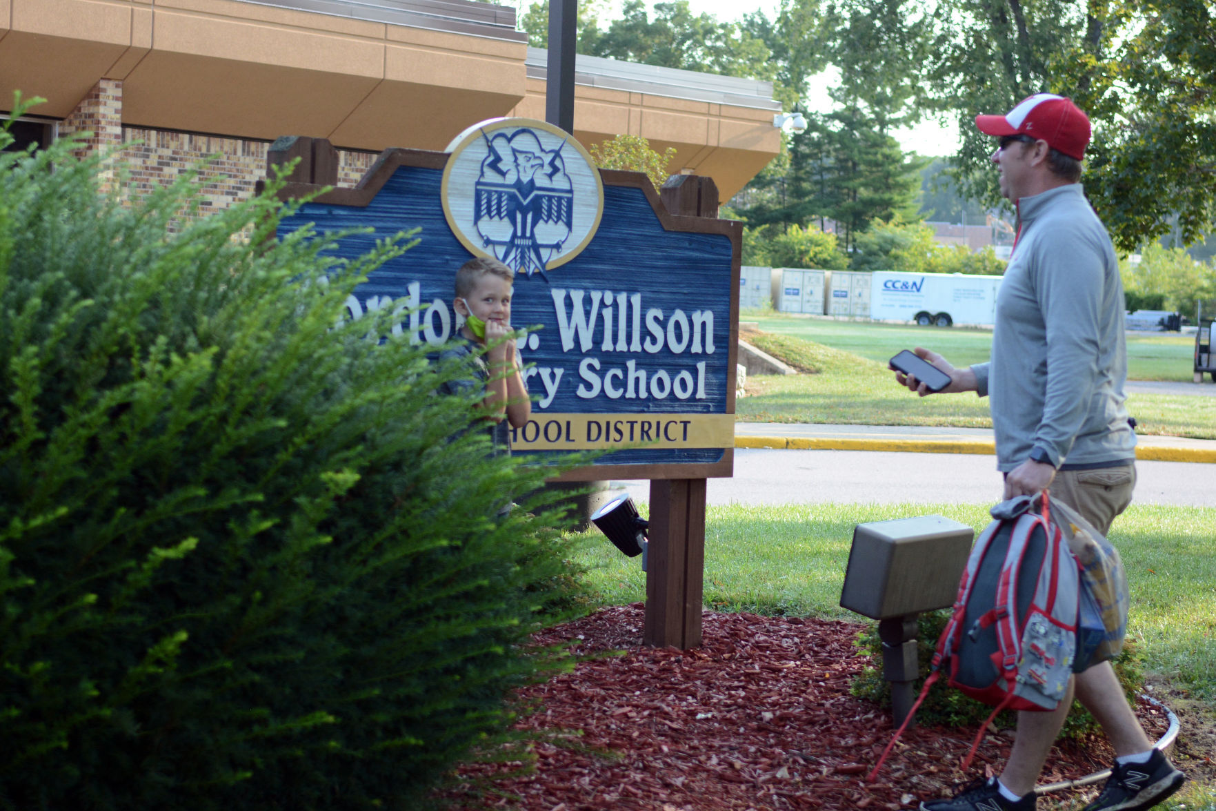 First day of school 2020 in Baraboo